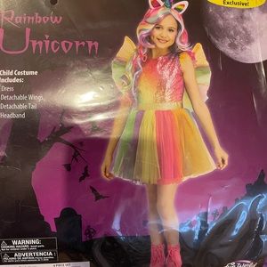 Girls costume - rainbow unicorn.